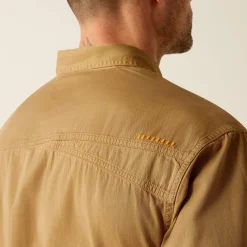 Ariat Tops & T-Shirts|Work*Rebar Washed Twill Work Shirt REBAR KHAKI