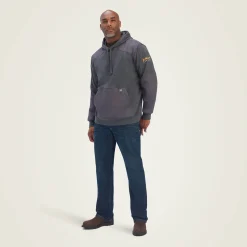 Ariat Hoodies & Sweatshirts|Work*Rebar Workman DuraCanvas Hoodie CHARCOAL HEATHER