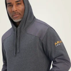 Ariat Hoodies & Sweatshirts|Work*Rebar Workman DuraCanvas Hoodie CHARCOAL HEATHER