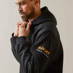 Ariat Hoodies & Sweatshirts|Work*Rebar Workman DuraCanvas Hoodie BLACK/BLACK