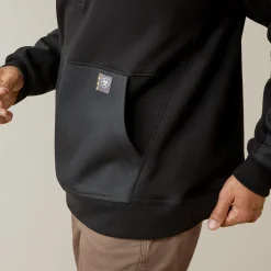 Ariat Hoodies & Sweatshirts|Work*Rebar Workman Duracanvas 1/4 Zip Sweatshirt BLACK/ BLACK