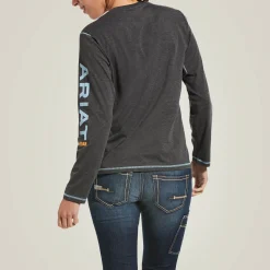 Ariat Tops & T-Shirts|Work*Rebar Workman Logo T-Shirt CHARCOAL HEATHER