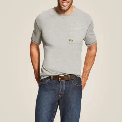 Ariat Tops & T-Shirts|Work*Rebar Workman T-Shirt HEATHER GREY