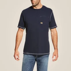 Ariat Tops & T-Shirts|Work*Rebar Workman T-Shirt NAVY