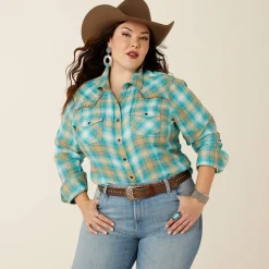 Ariat Westernhemden|Oberteile & T-Shirts*Roping Plaid Western Shirt BREEZE PLAID
