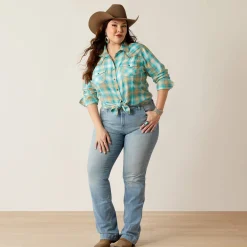 Ariat Westernhemden|Oberteile & T-Shirts*Roping Plaid Western Shirt BREEZE PLAID