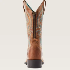 Ariat Performance Westernstiefel|Western*Round Up Back Zip Western Boot DESERT SAND