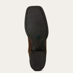 Ariat Performance Westernstiefel|Western*Round Up Wide Square Toe Western Boot POWDER BROWN