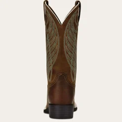 Ariat Performance Westernstiefel|Western*Round Up Wide Square Toe Western Boot POWDER BROWN