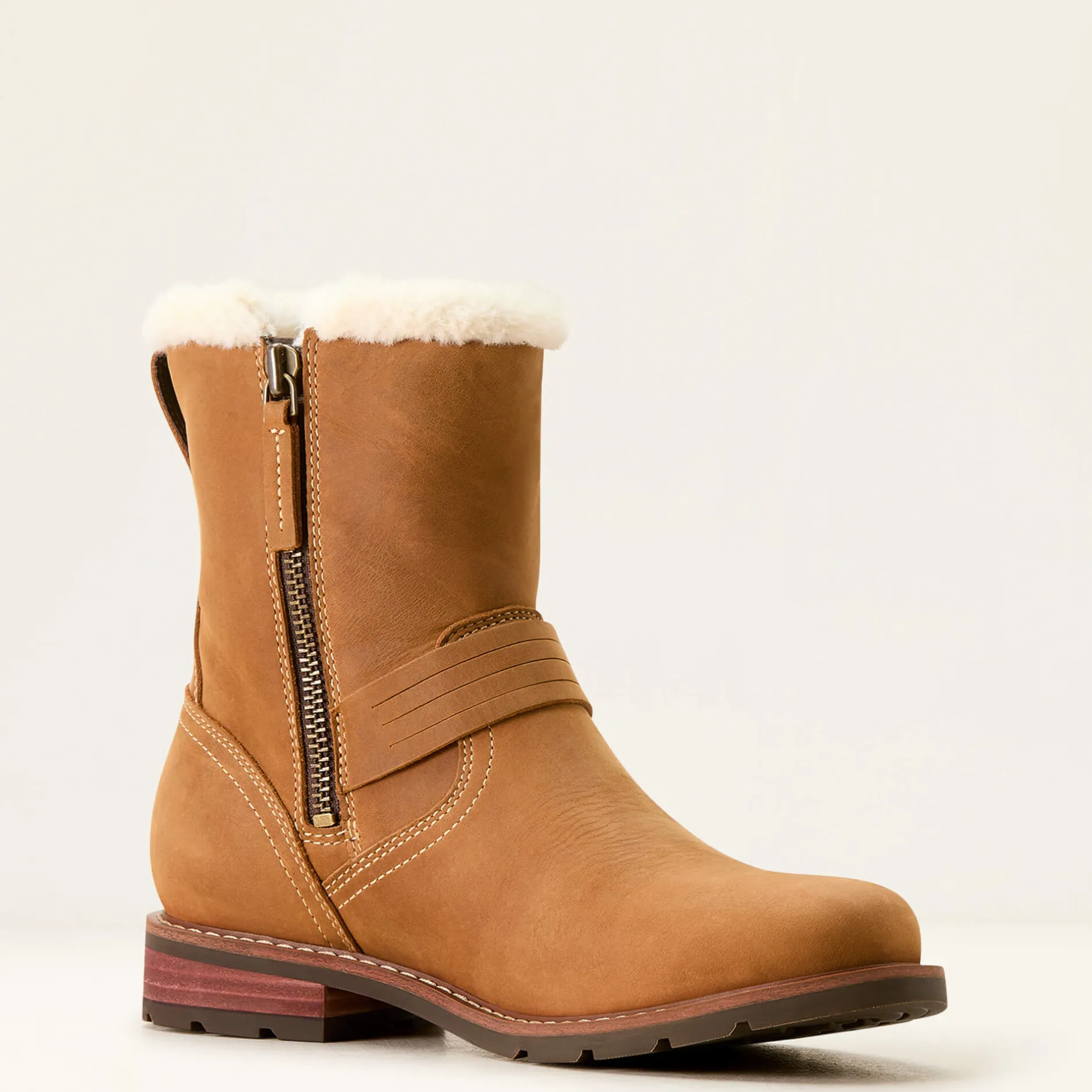 Ariat Country*Savannah Sherpa Waterproof Boot CARMEL TAN