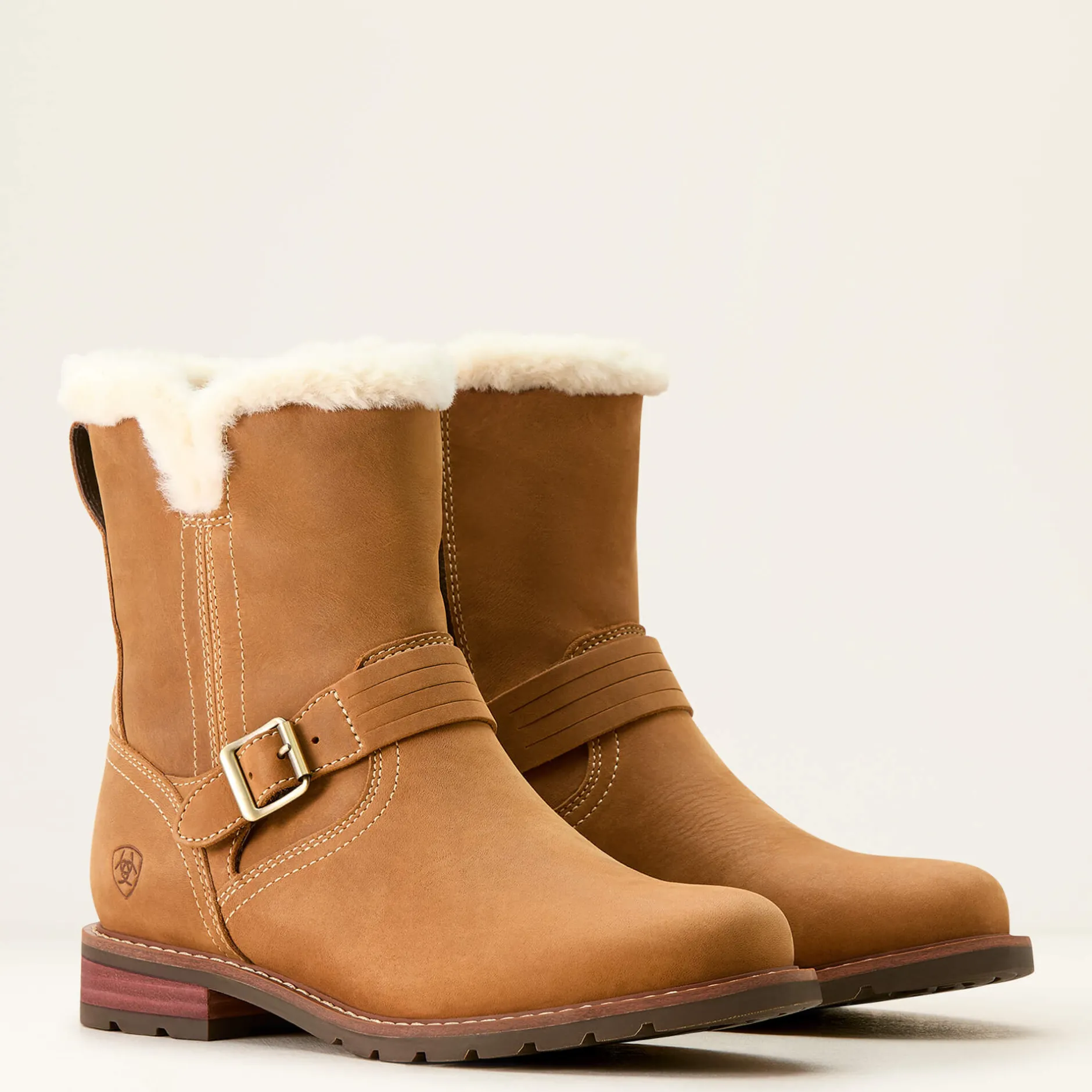 Ariat Country*Savannah Sherpa Waterproof Boot CARMEL TAN