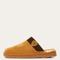 Ariat Pantoletten*Silversmith Square Toe Slipper CHESTNUT