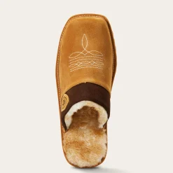 Ariat Pantoletten*Silversmith Square Toe Slipper CHESTNUT