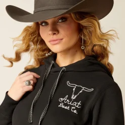 Ariat Hoodies & Sweatshirts|Sweatshirts & Hoodies*Steer Stitch Hoodie BLACK