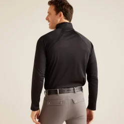 Ariat Oberteile & T-Shirts*Sunstopper 3.0 1/4 Zip Baselayer BLACK