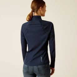 Ariat Oberteile & T-Shirts*Sunstopper 3.0 1/4 Zip Baselayer NAVY