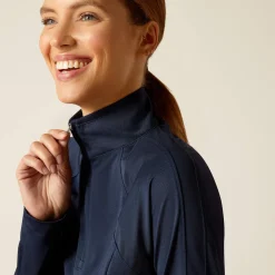 Ariat Oberteile & T-Shirts*Sunstopper 3.0 1/4 Zip Baselayer NAVY
