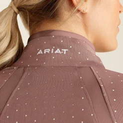 Ariat Oberteile & T-Shirts*Sunstopper 3.0 1/4 Zip Baselayer TWILIGHT MAUVE DOT