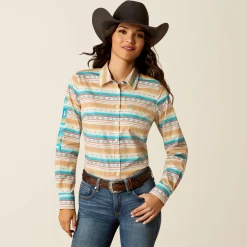 Ariat Westernhemden|Oberteile & T-Shirts*Team Kirby Stretch Western Shirt FALLON SERAPE PRINT