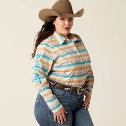 Ariat Westernhemden|Oberteile & T-Shirts*Team Kirby Stretch Western Shirt FALLON SERAPE PRINT