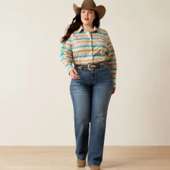 Ariat Westernhemden|Oberteile & T-Shirts*Team Kirby Stretch Western Shirt FALLON SERAPE PRINT