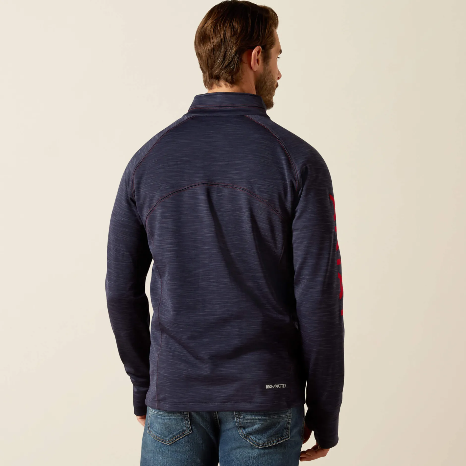 Ariat Sweatshirts & Hoodies*Tek Team 1/2 Zip Sweatshirt NAVY HEATHER