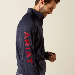 Ariat Sweatshirts & Hoodies*Tek Team 1/2 Zip Sweatshirt NAVY HEATHER