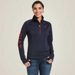 Ariat Sweatshirts & Hoodies*Tek Team 1/2 Zip Sweatshirt NAVY HEATHER