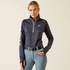 Ariat Sweatshirts & Hoodies*Tek Team 1/2 Zip Sweatshirt OMBRE BLUE HEATHER