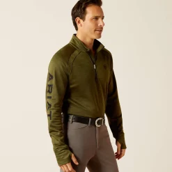 Ariat Sweatshirts & Hoodies*Tek Team 1/2 Zip Sweatshirt WINTER MOSS