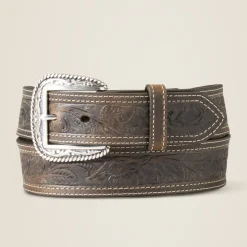 Ariat Gürtel|Gürtel*Tooled Double Stitched Belt BROWN