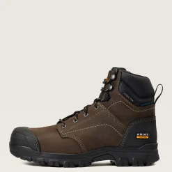 Ariat Sicherheitsschuhe|Wasserdichte Schuhe*Treadfast 6" Waterproof Steel Toe Work Boot DARK BROWN
