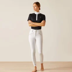 Ariat Reithosen- & Leggings|Turnierbekleidung*Tri Factor Grace Knee Patch Breech WHITE