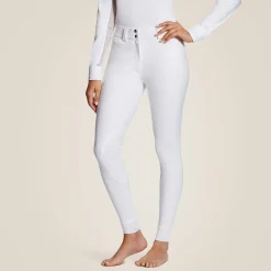 Ariat Reithosen- & Leggings|Turnierbekleidung*Tri Factor Grip Knee Patch Breech WHITE