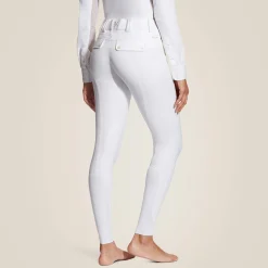 Ariat Reithosen- & Leggings|Turnierbekleidung*Tri Factor Grip Knee Patch Breech WHITE