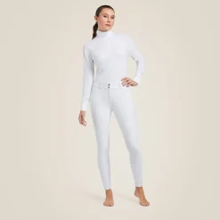 Ariat Reithosen- & Leggings|Turnierbekleidung*Tri Factor Grip Knee Patch Breech WHITE