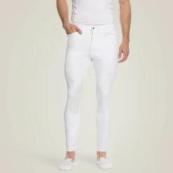 Ariat Reithosen*Tri Factor Grip Knee Patch Breech WHITE