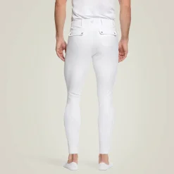 Ariat Reithosen*Tri Factor Grip Knee Patch Breech WHITE