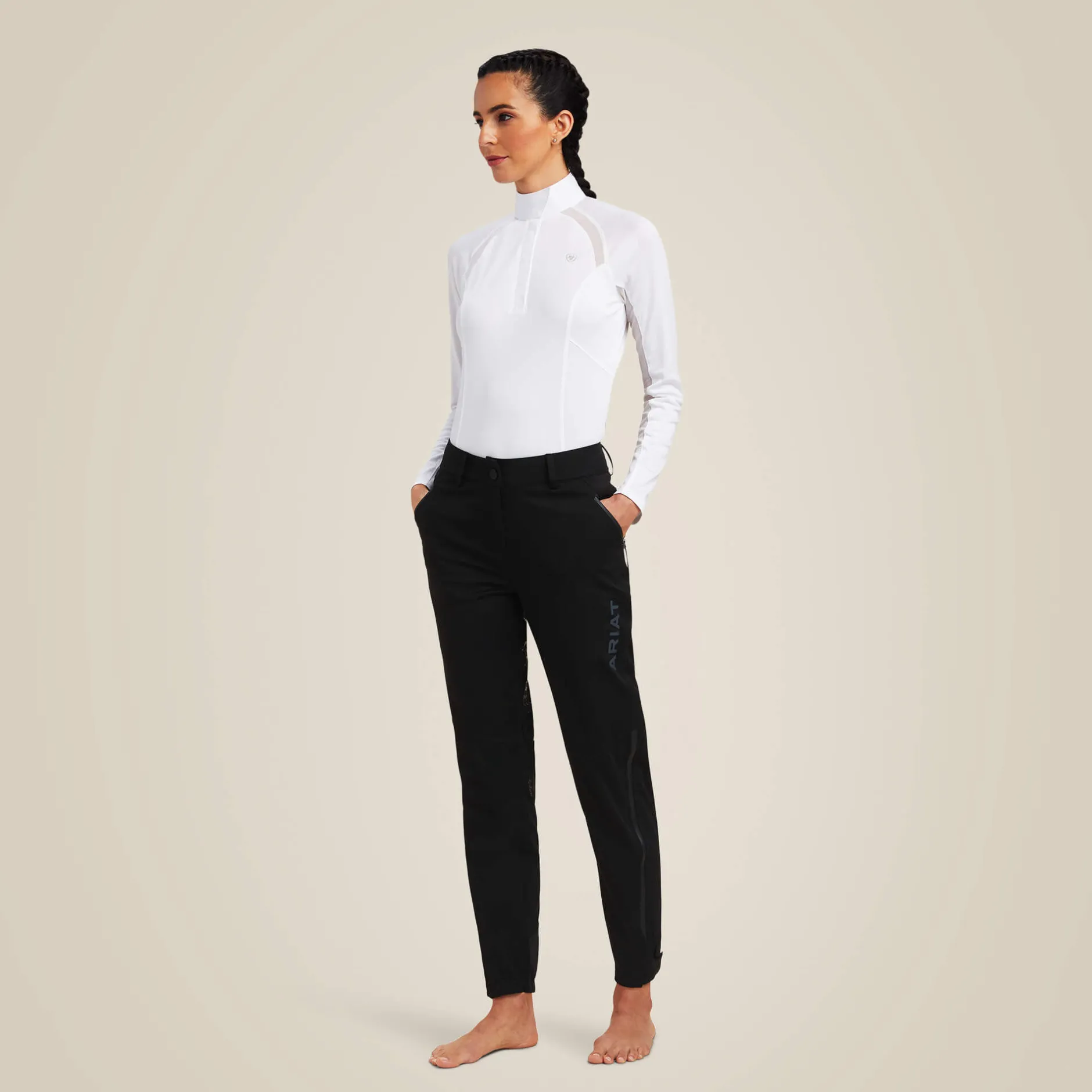 Ariat Reithosen- & Leggings*Venture Waterproof Shell Full Seat Trouser BLACK