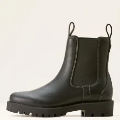 Ariat Wasserdichte Schuhe|Country*Wexford Lug Mid Waterproof Chelsea Boot JET BLACK