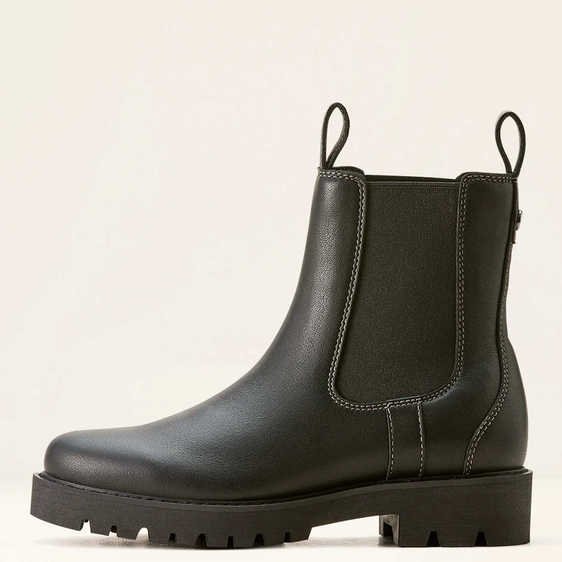 Ariat Wasserdichte Schuhe|Country*Wexford Lug Mid Waterproof Chelsea Boot JET BLACK