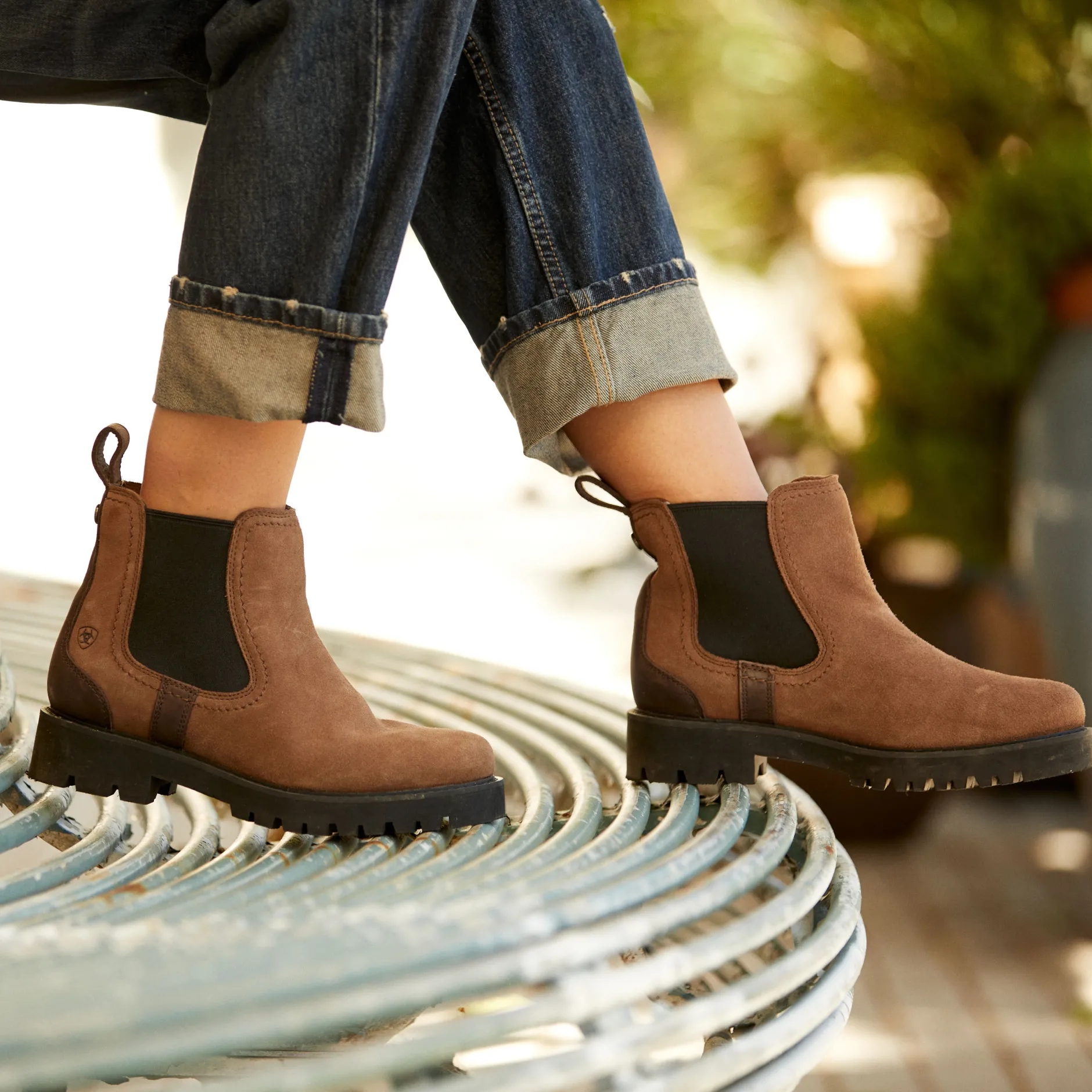 Ariat Wasserdichte Schuhe|Country*Wexford Lug Waterproof Chelsea Boot DARK EARTH