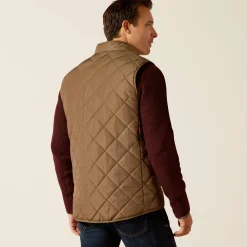Ariat Oberbekleidung*Woodside Quilted Gilet CAMEL HERRINGBONE