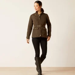 Ariat Oberbekleidung*Woodside Quilted Insulated Jacket EARTH