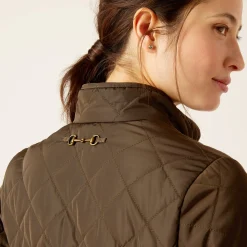 Ariat Oberbekleidung*Woodside Quilted Insulated Jacket EARTH