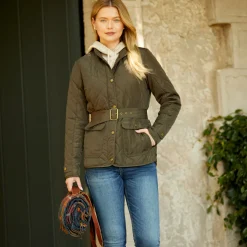 Ariat Oberbekleidung*Woodside Quilted Insulated Jacket EARTH