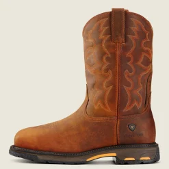 Ariat Pull-On Arbeitsschuhe|Work*WorkHog Wide Square Toe Steel Toe Work Boot TOAST