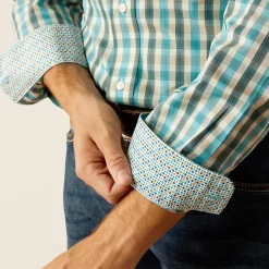 Ariat Westernhemden|Oberteile & T-Shirts*Wrinkle Free Gordie Fitted Western Shirt TEAL